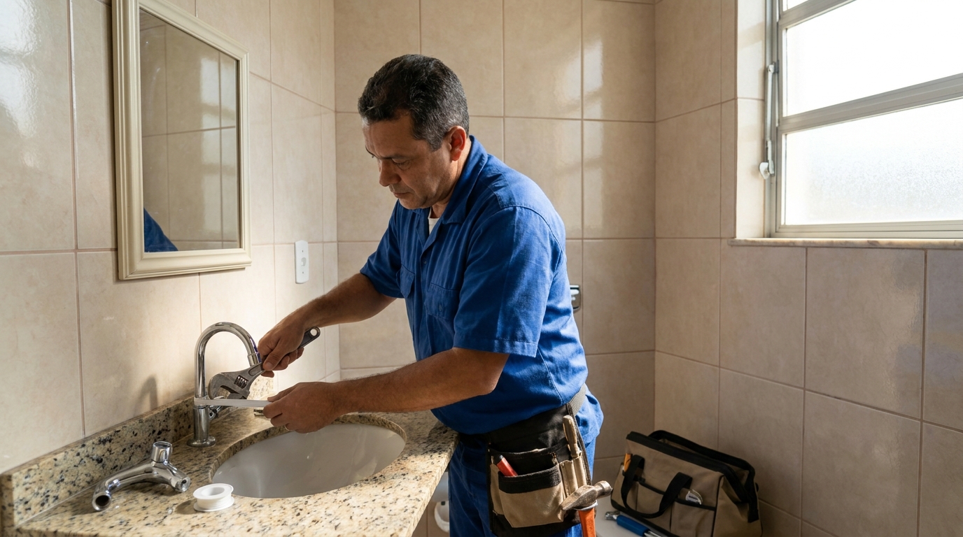 Ajustes em Torneiras em Santos‑SP