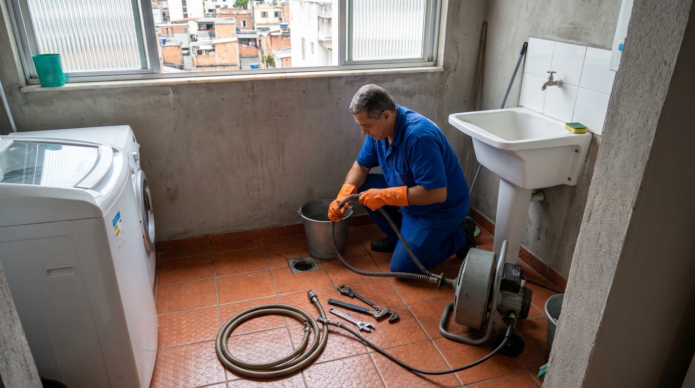 Limpeza Profunda de Ralos em Santos‑SP